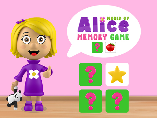 World Of Alice   Memory Game