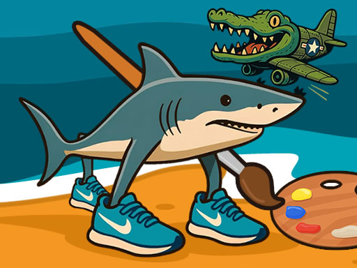 Italian Brainrot Coloring Pages Game