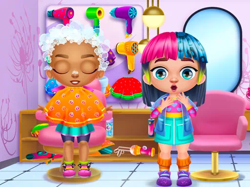Beauty Salon Girl Hairstyles Game