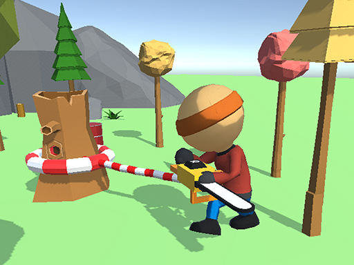 Wood Man Cutter Game