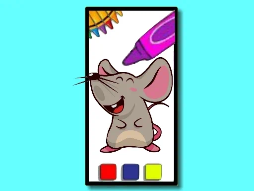 Funny Mouse Coloring Time Game