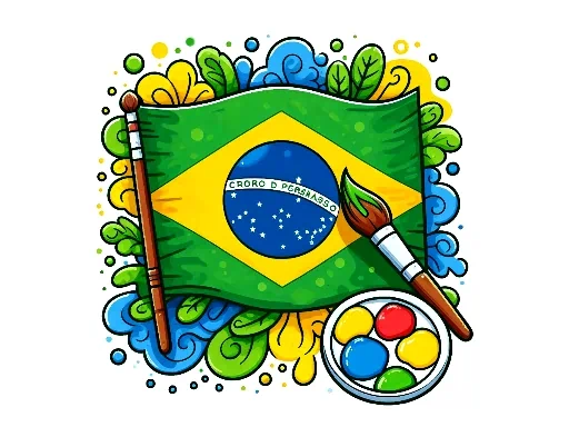 Brazil Coloring Adventure Game