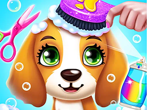 Puppy Friends Pet Dog Salon Game