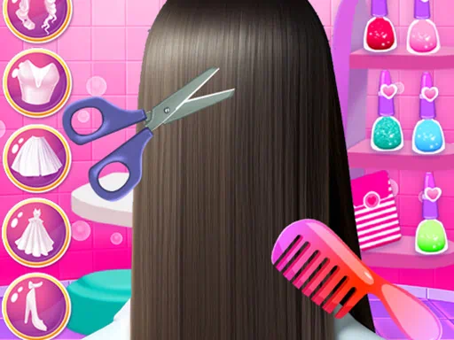 Hair Salon Dress Up Girl Game