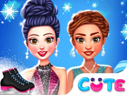 Princess Winter Ice Skating Outfits Game