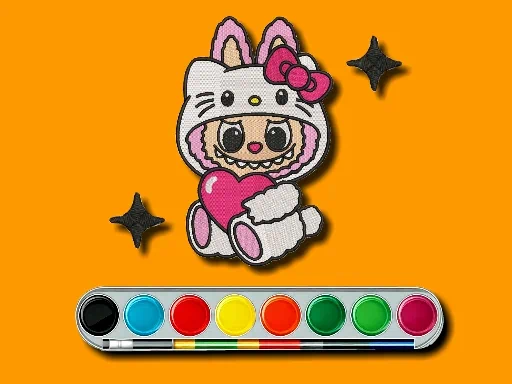 Labubu Coloring Adventure Game