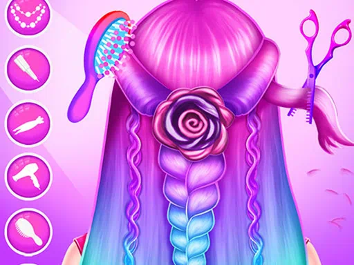 Braid Hair Salon Girls Game