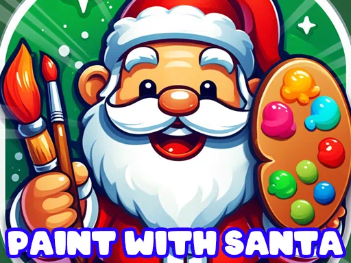 Paint With Santa Game
