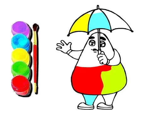 Grimace Click And Paint Game
