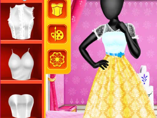 Fashion Studio Snow Queen Dress 2 Game