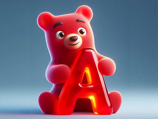 Gummy Letter Pop Game