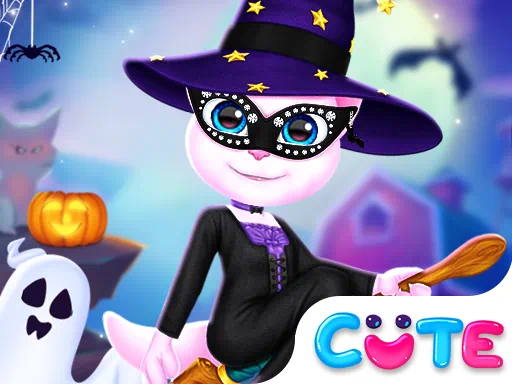 Cat Girl Halloween Preparation Game