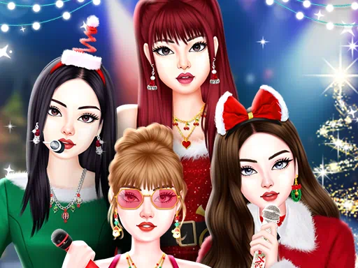 Black Pink Christmas Concert Game