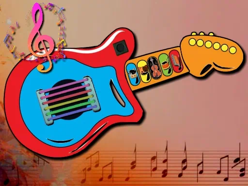 Kids Guitar Music Time Game