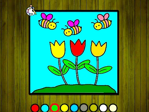 Easy To Paint Spring Time Game