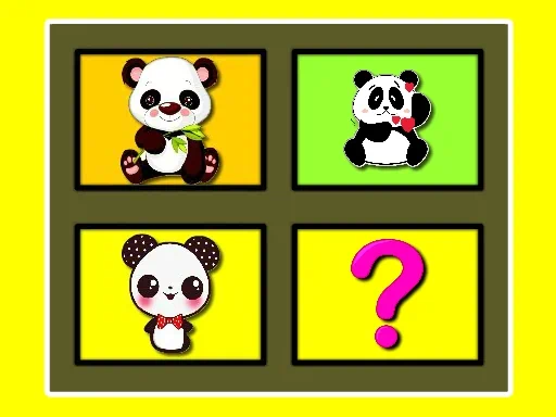 Baby Panda Memory Game