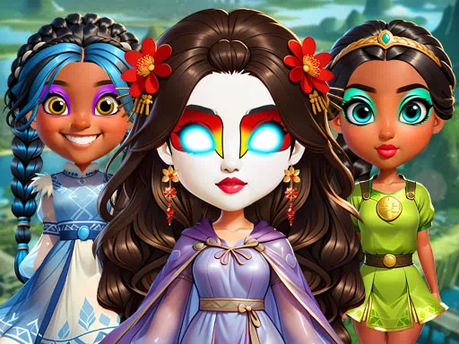 Elemental Dressup Magic Game