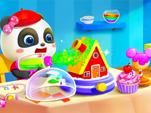 Baby Panda Kids Crafts Diy Game