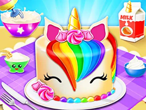 Unicorn Cake Maker Game