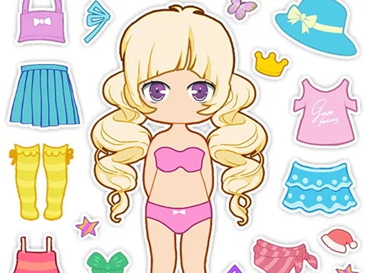 Chibi Doll Makeup Salon Game
