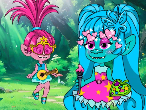 Chibi Troll Fashion Maker Game