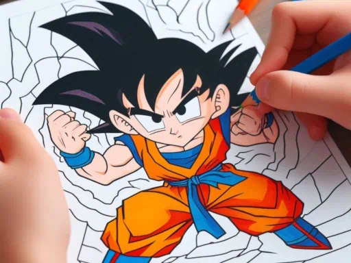 Anime Coloring Book Game