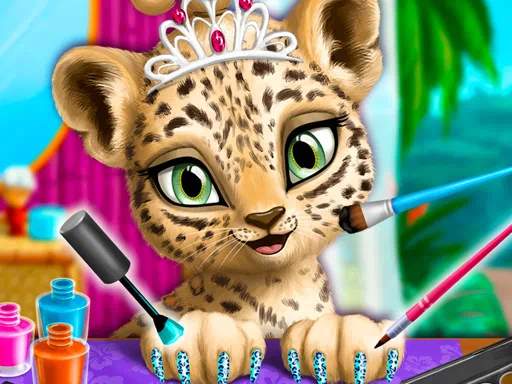 Jungle Animal Hair Salon Game