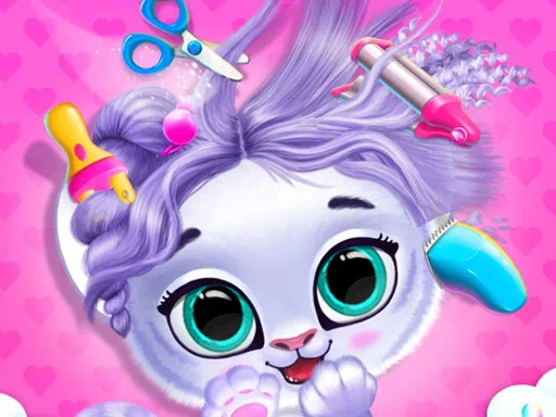 Pets Grooming Bubble Party Game