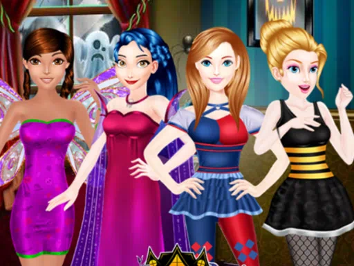 Royal Halloween Party Dress Up Game